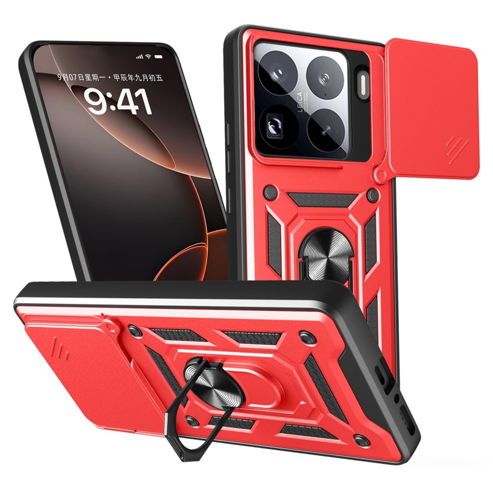 Csúszásálló borítás a Xiaomi 15 Pro-hoz - piros