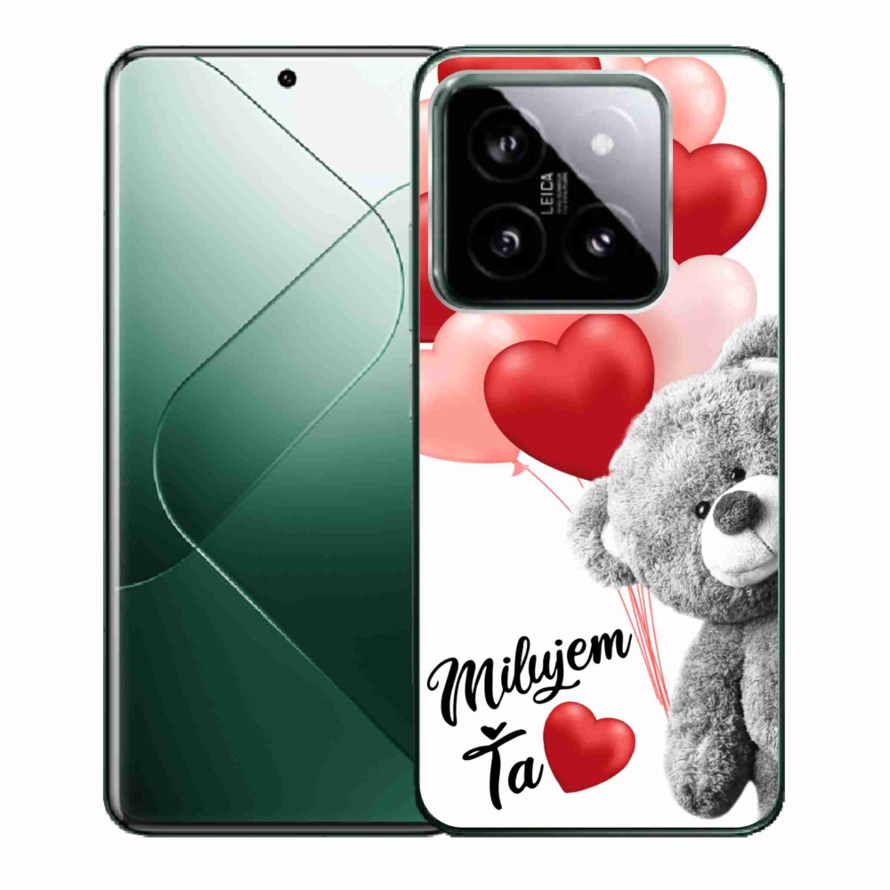 Gél tok mmCase a Xiaomi 14-hez - I love you en