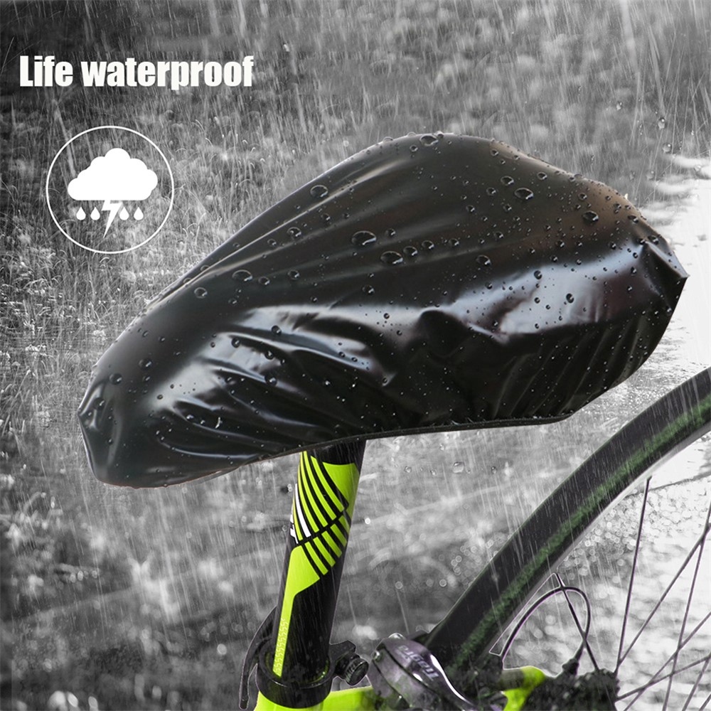 Vízálló kerékpárülés huzat rugalmas szegéllyel – 2 db.