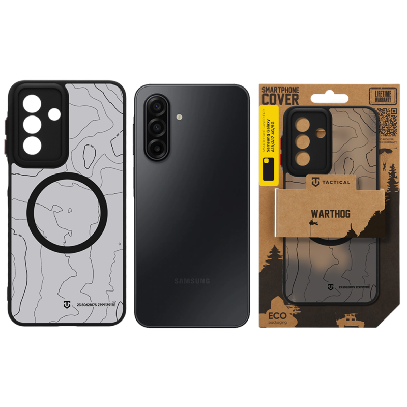Tactical MagForce Warthog tok a Samsung Galaxy A18 / A17 Asphalt modellhez