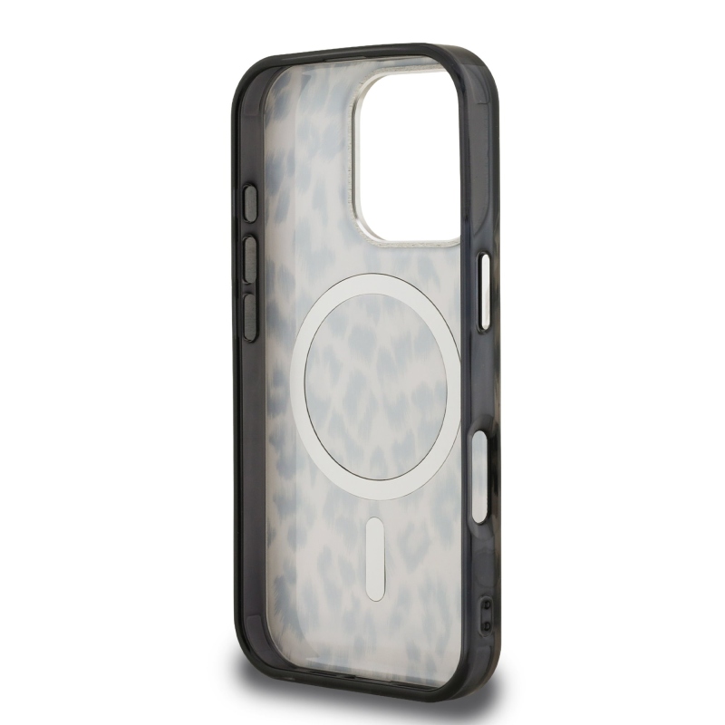 Karl Lagerfeld IML Leopard Leopard MagSafe hátlap iPhone 16 Pro Max barna színű készülékhez