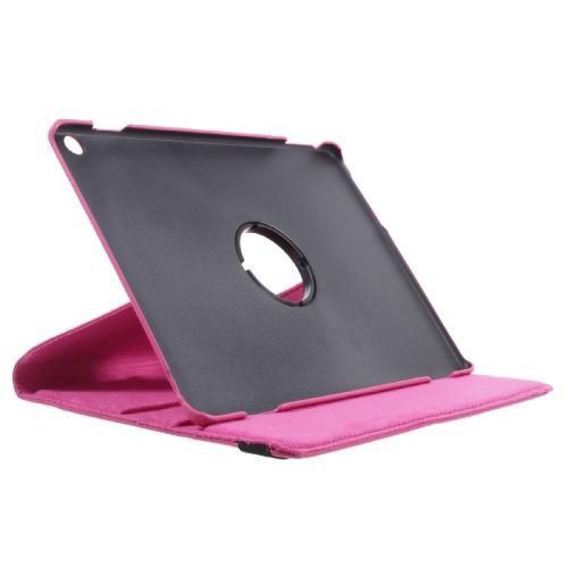 Cyrc forgatható PU bőr tok Huawei MediaPad M3 Lite 10 - rózsaszínű