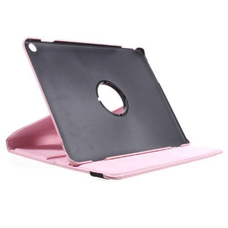 Cyrc forgatható PU bőr tok Huawei MediaPad M3 Lite 10 - rózsaszínű