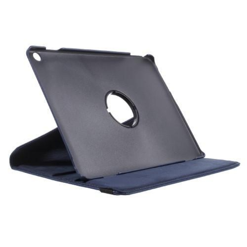 Cyrc forgatható PU bőr tok Huawei MediaPad M3 Lite 10 - sötétkék