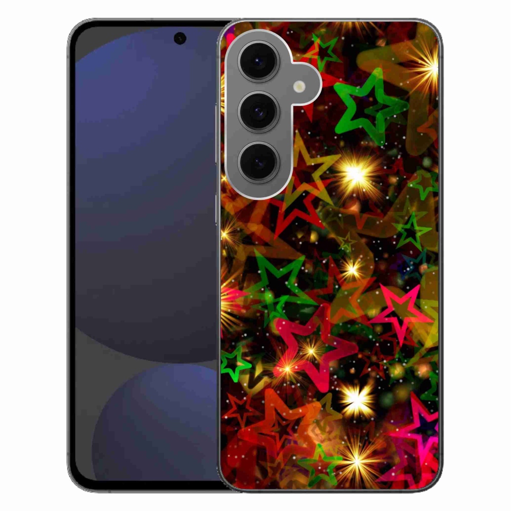 Zselés borítás mmCase Samsung Galaxy S24 FE - színes csillagok