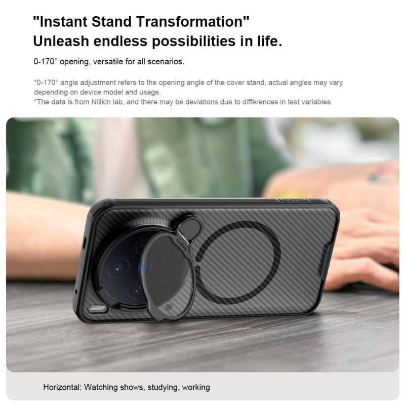 Nillkin CamShield Prop mágneses hátlap Vivo X300-hoz Fekete