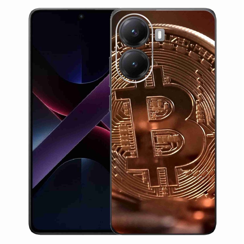 Gél borítás mmCase a Xiaomi Poco X7 Pro 5G számára - bitcoin