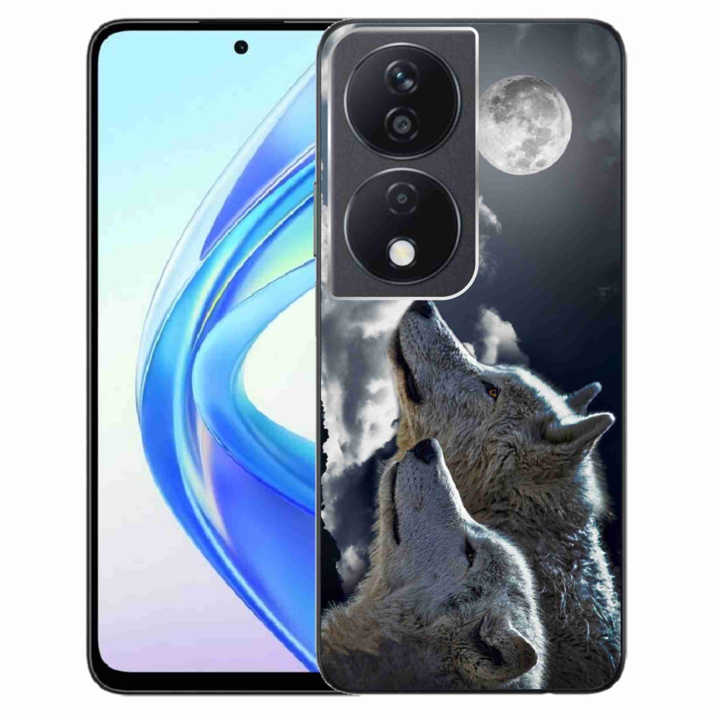 Zselés borítás mmCase a Honor X7b/Honor 90 Smart készülékhez - farkasok