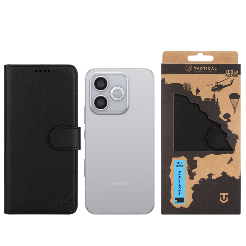 Taktikai terepi jegyzetek a Honor 600 Lite fekete színű készülékhez