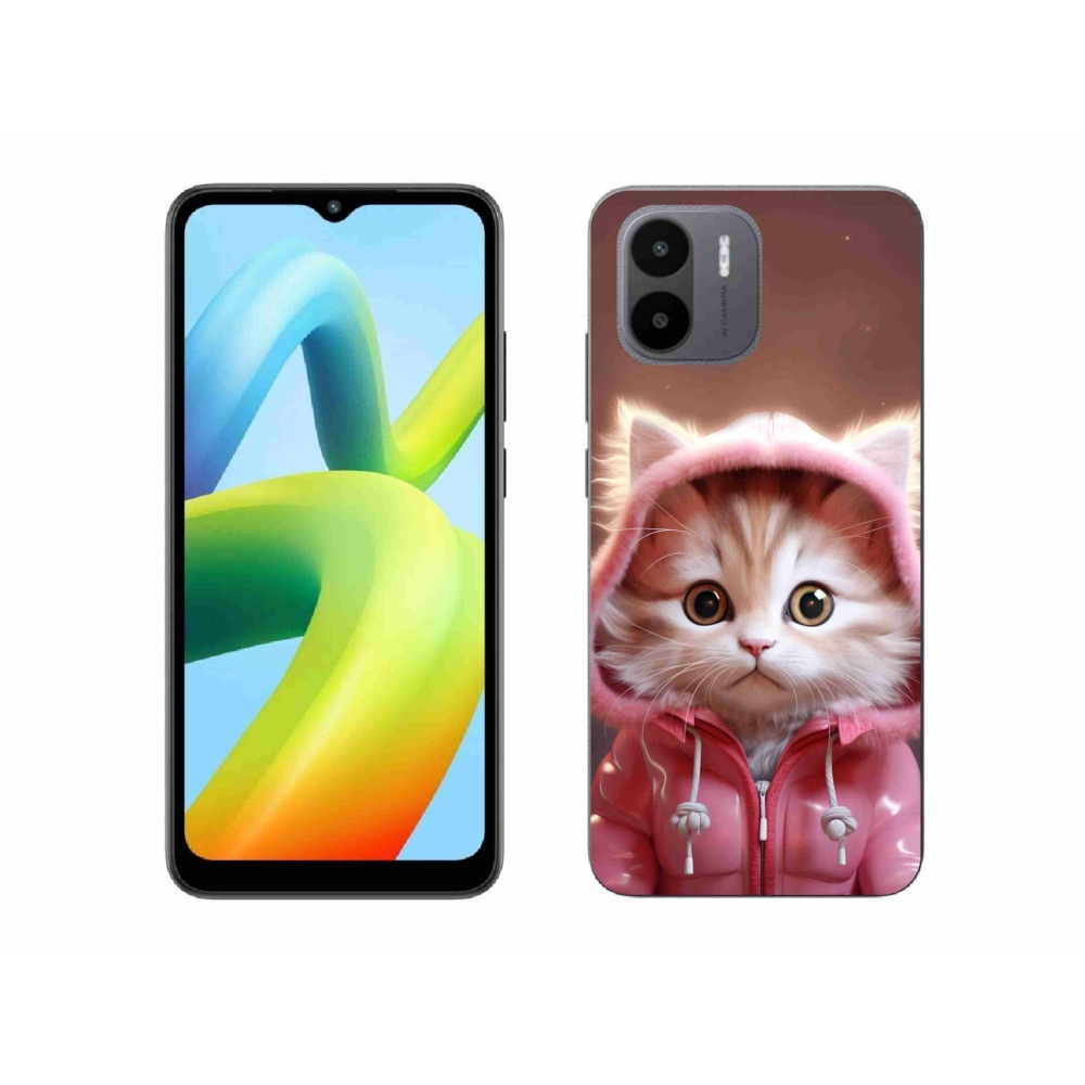 Gél borítás mmCase a Xiaomi Redmi A1/Redmi A2 - aranyos cica 3