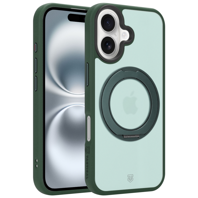 Tactical MagForce Hyperstand tok az Apple iPhone 16-hoz, Forest Green színben