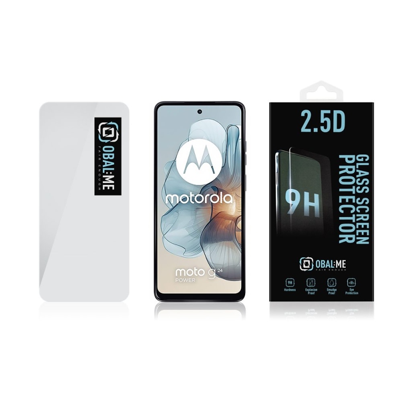 CSOMAG:ME 2.5D edzett üveg Motorola G04/G24 Power Clear számára