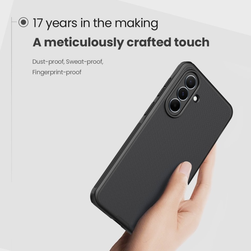 Nillkin Super Frosted PRO hátlap a Samsung Galaxy A37 készülékhez Fekete