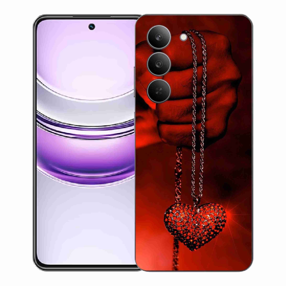 Gél borítás mmCase a Realme 14x 5G készülékhez - nyaklánc