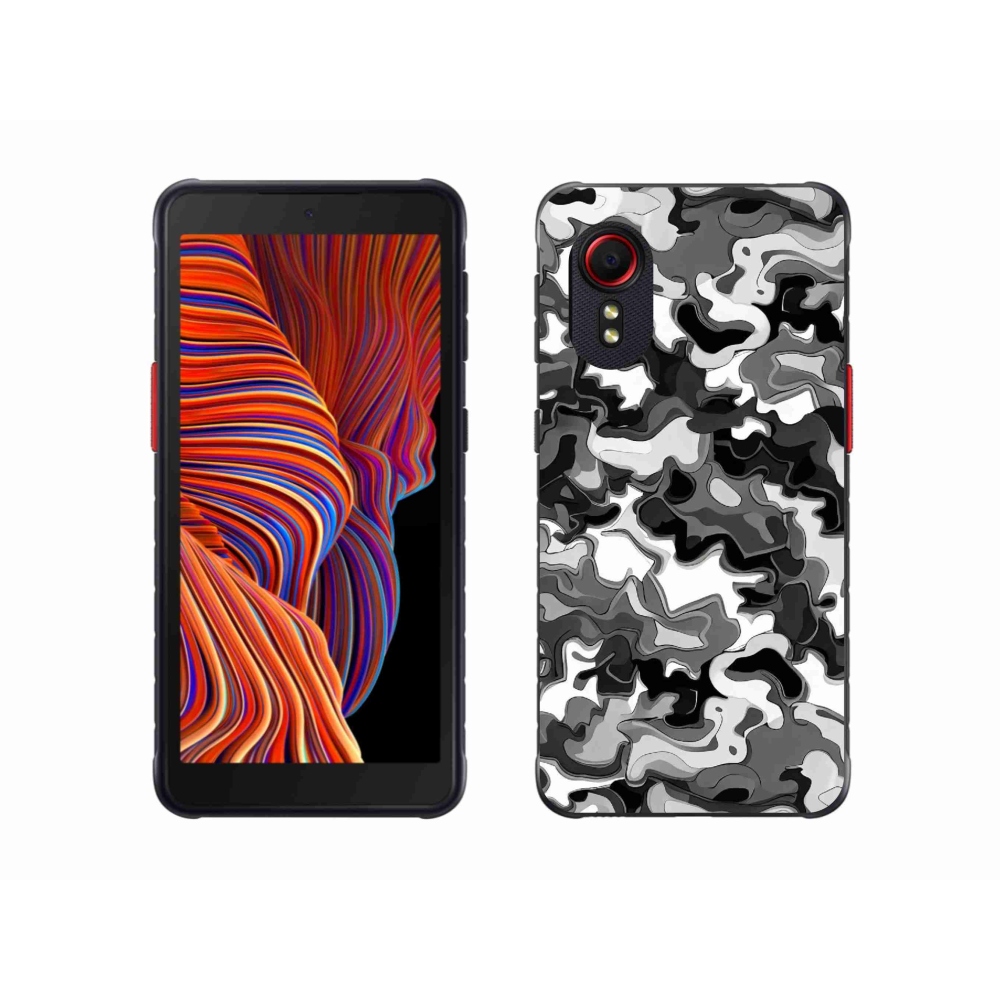 Zselés borítás mmCase Samsung Galaxy Xcover 5 készülékhez - terepszínű minta 3