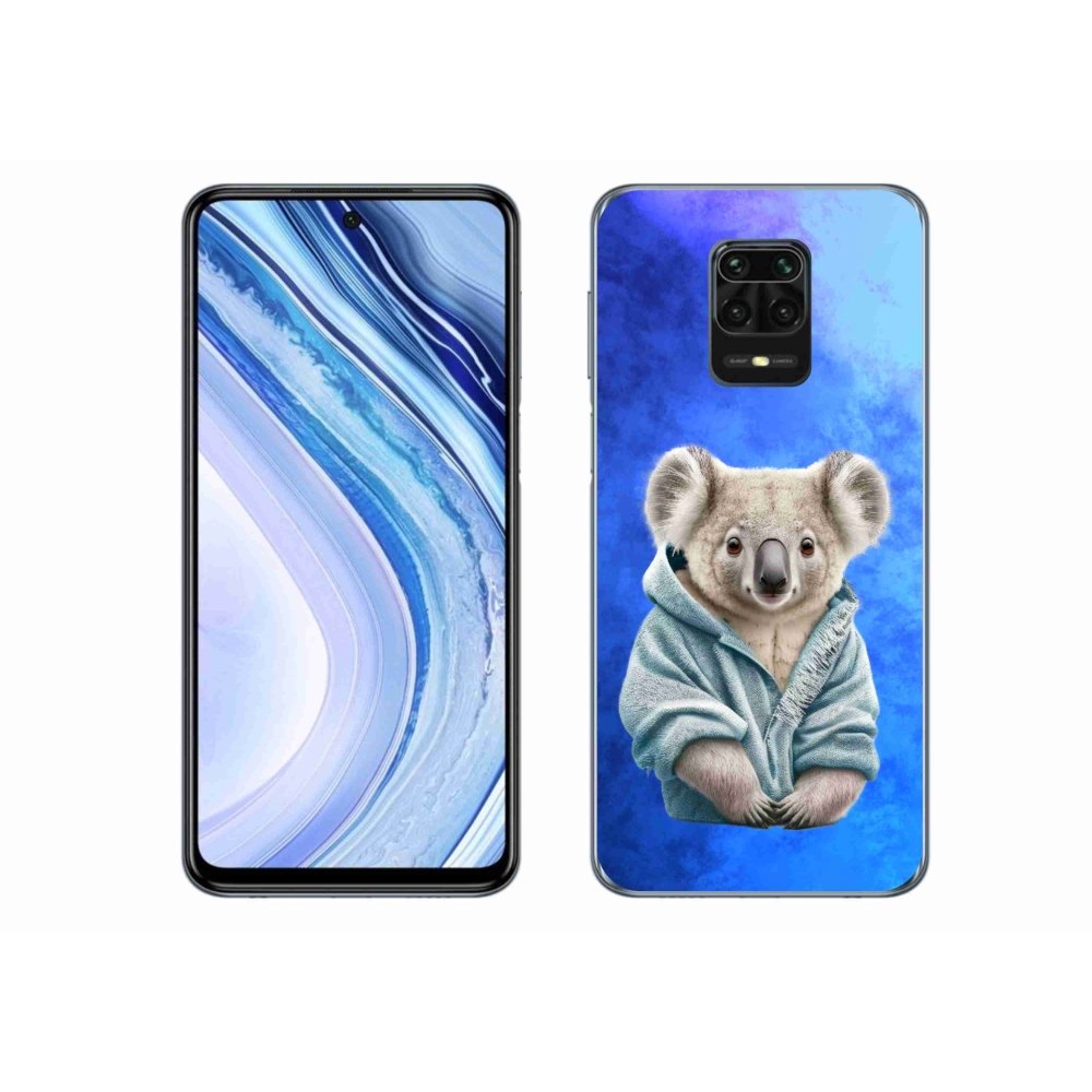 Gél borítás mmCase a Xiaomi Redmi Note 9 Pro készülékhez - koala pulóverben