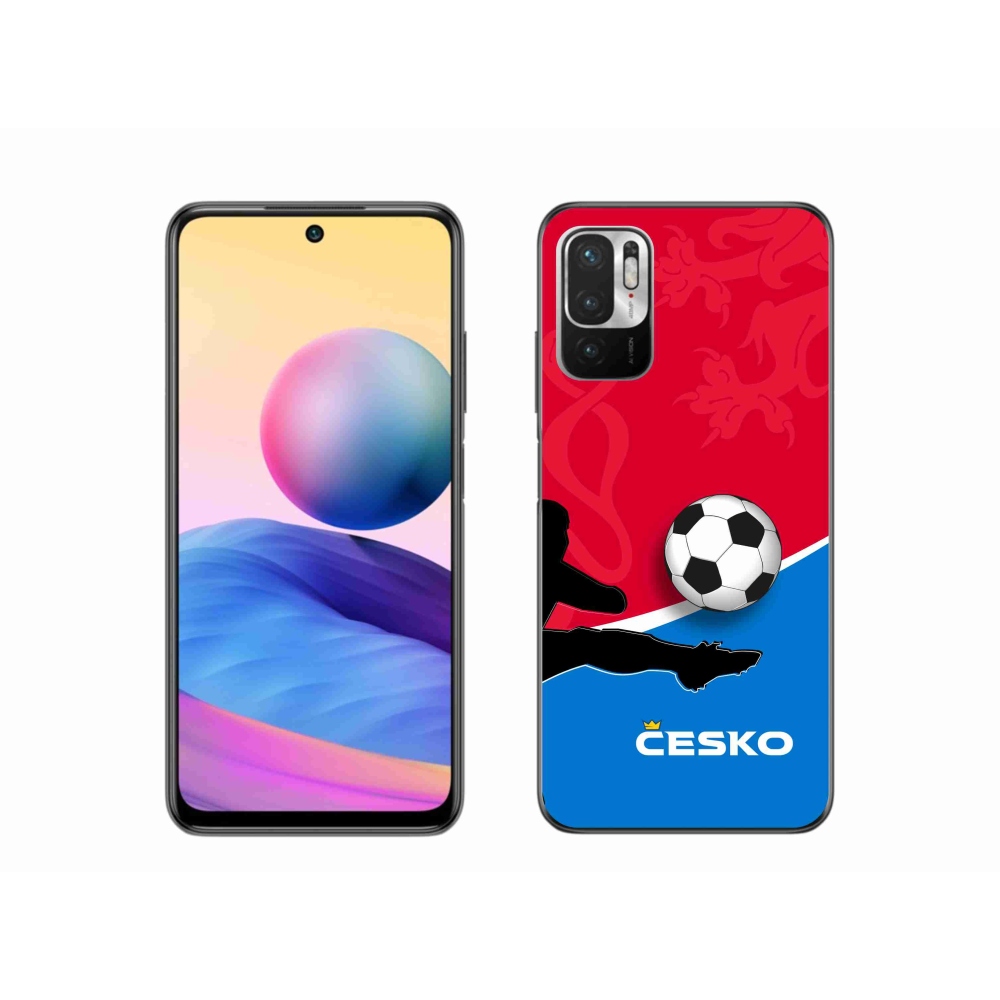 Gél borítás mmCase a Xiaomi Redmi Note 10 5G - futball Csehország 2