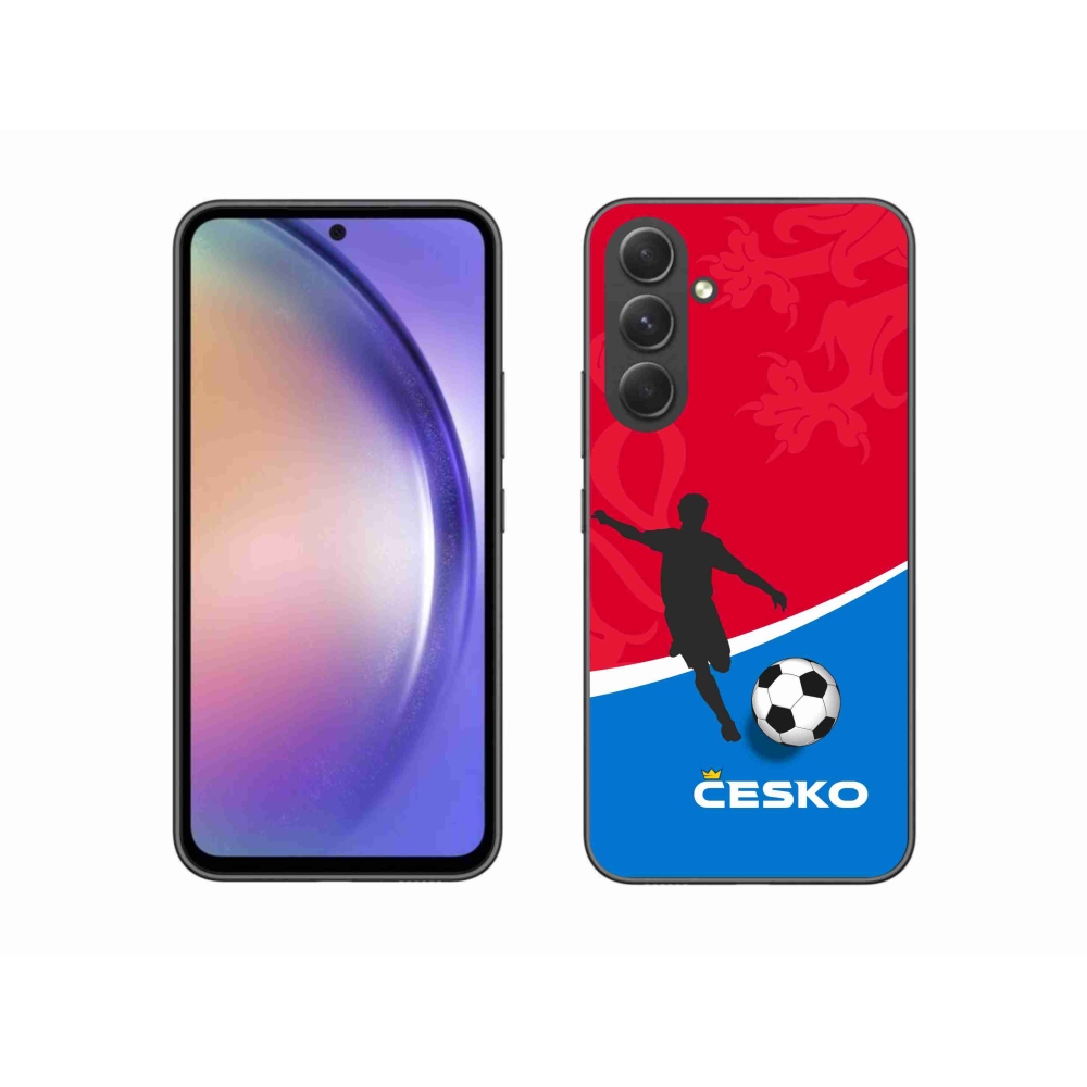 Gél védőhuzat mmCase Samsung Galaxy A54 5G - foci Csehország