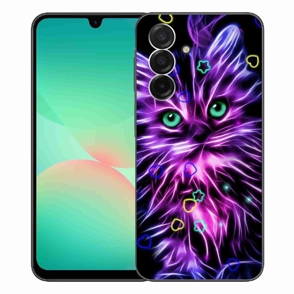Gél borítás mmCase Samsung Galaxy A26 5G - absztrakt macska - Samsung Galaxy A26 5G - absztrakt macska