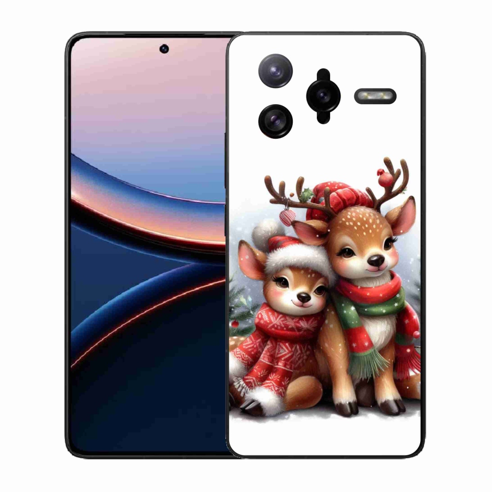 Gél borítás mmCase a Xiaomi Poco F7 Ultra számára - karácsonyi rénszarvas