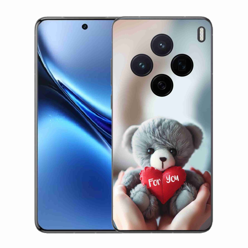 Gél borítás mmCase a Vivo X200 5G-hez - mackó a szerelmesek számára