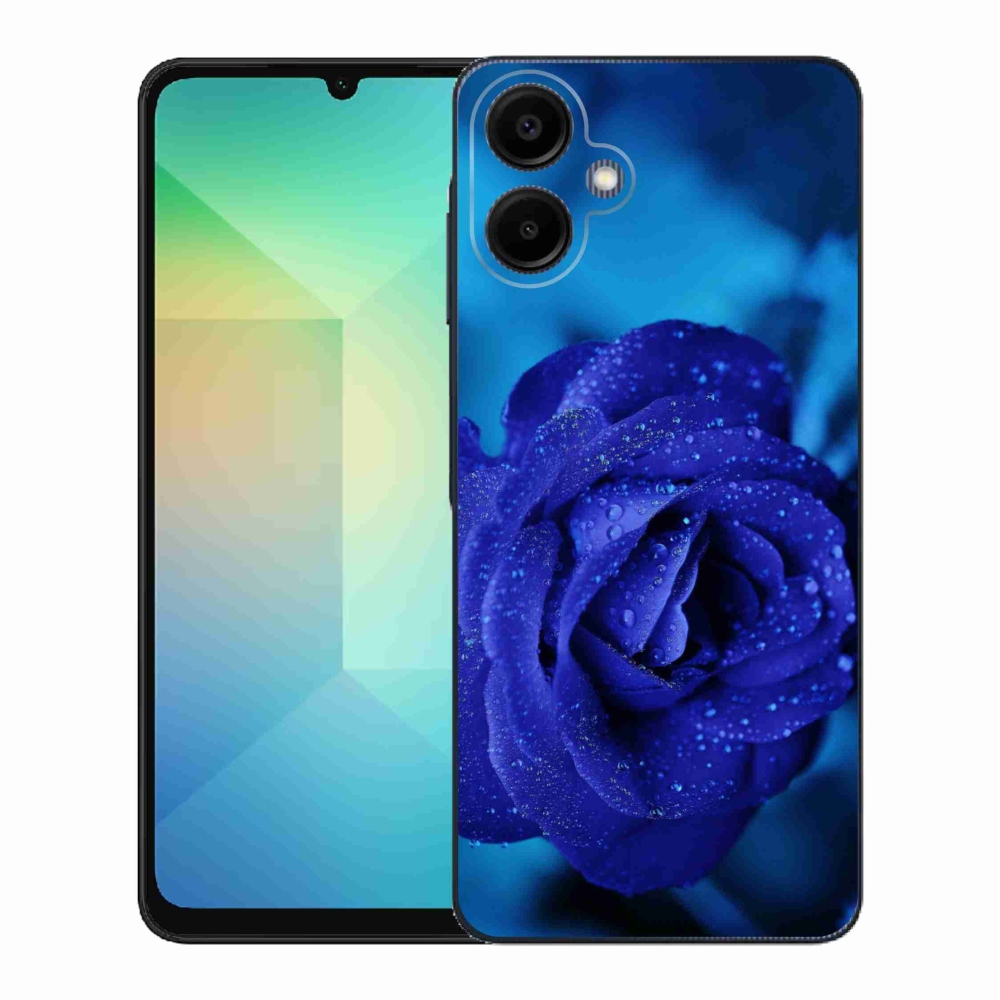 Gél borítás mmCase Samsung Galaxy A06 4G - kék rózsa