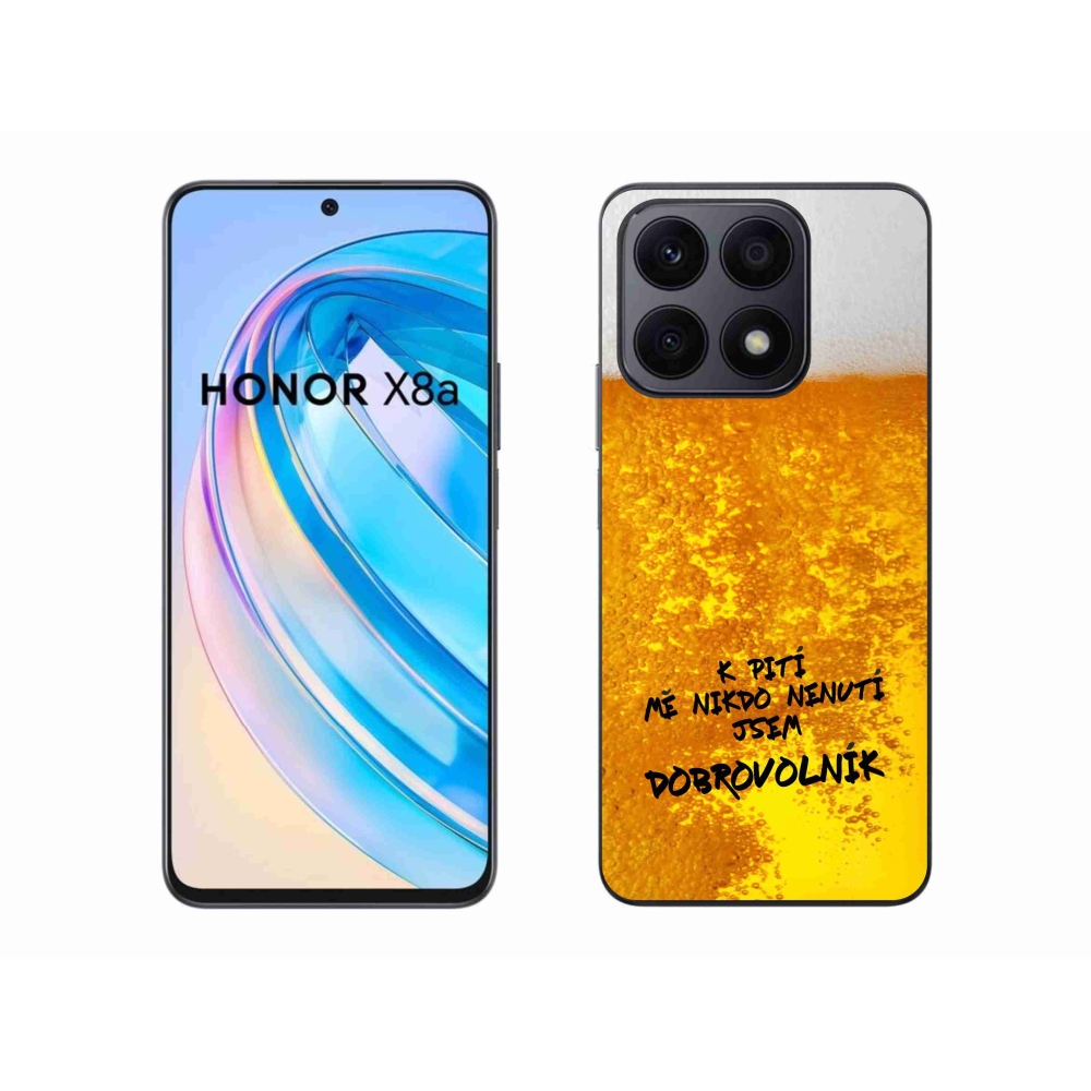 Zselés borítás mmCase a Honor X8a számára - sör motívum 4