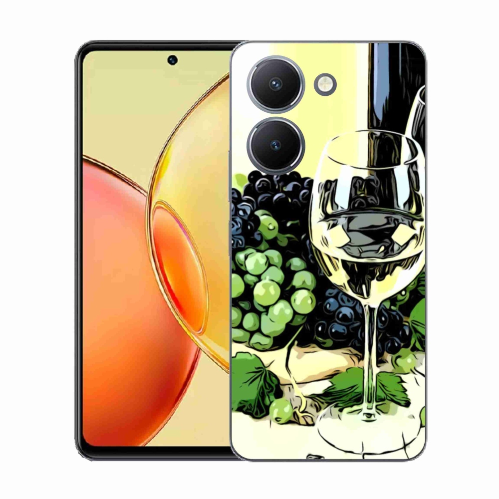 Zselés borítás mmCase a Vivo Y36-hoz - borospohár