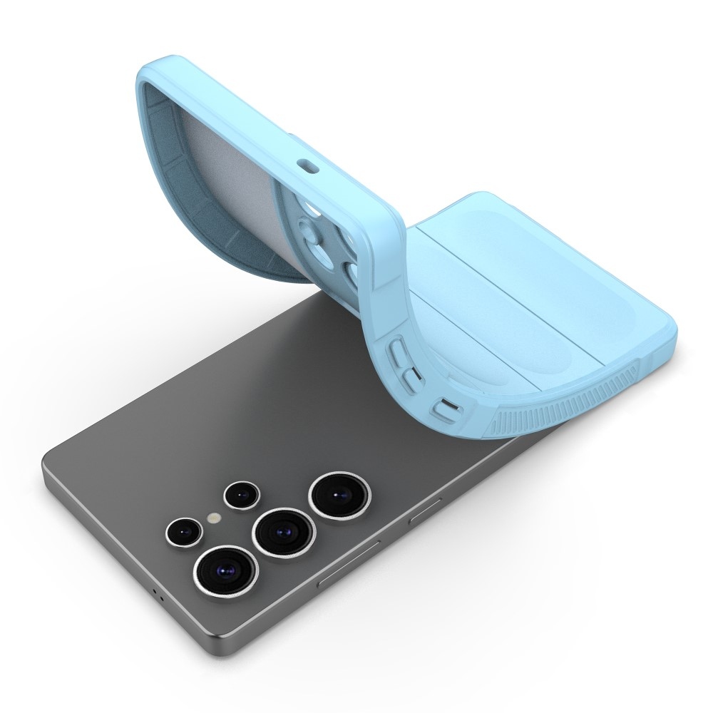 Rugg tartós zselés tok Samsung Galaxy S25 Ultra készülékhez - világoskék