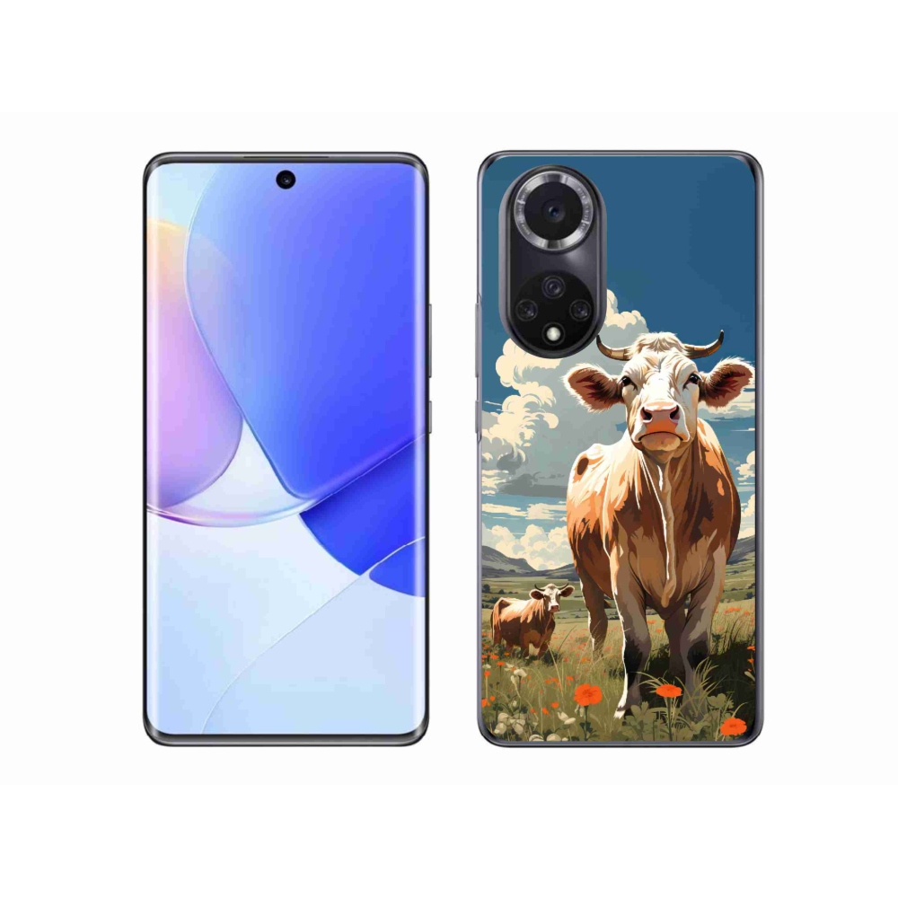 Gélborító mmCase a Honor 50 - tehenek a réten - számára