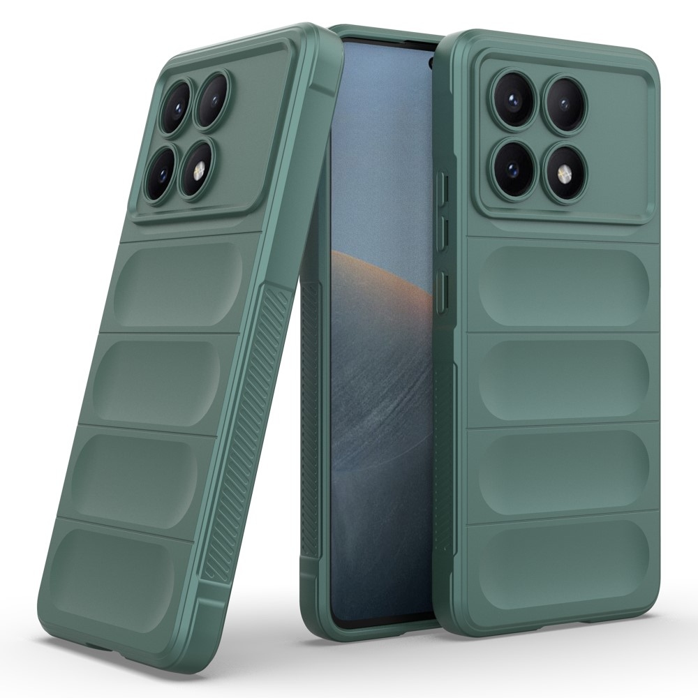 Rugg tartós zselés tok Xiaomi Poco X6 Pro 5G - zöld