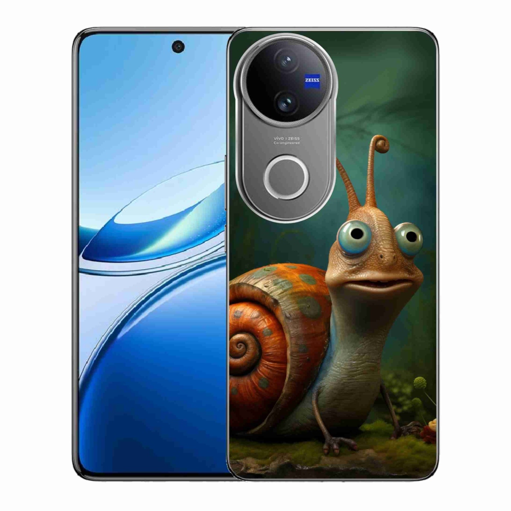Zselés borítás mmCase a Vivo V50 5G készülékhez - csiga