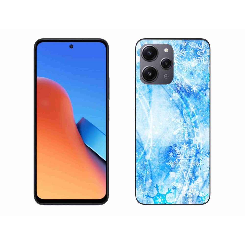 Gél borítás mmCase a Xiaomi Redmi 12-hez - hópelyhek