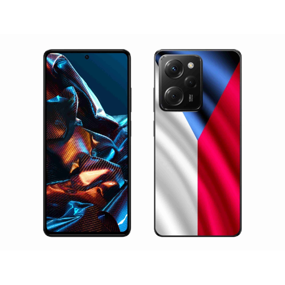 Gél borítás mmCase a Xiaomi Poco X5 Pro 5G számára - cseh zászló
