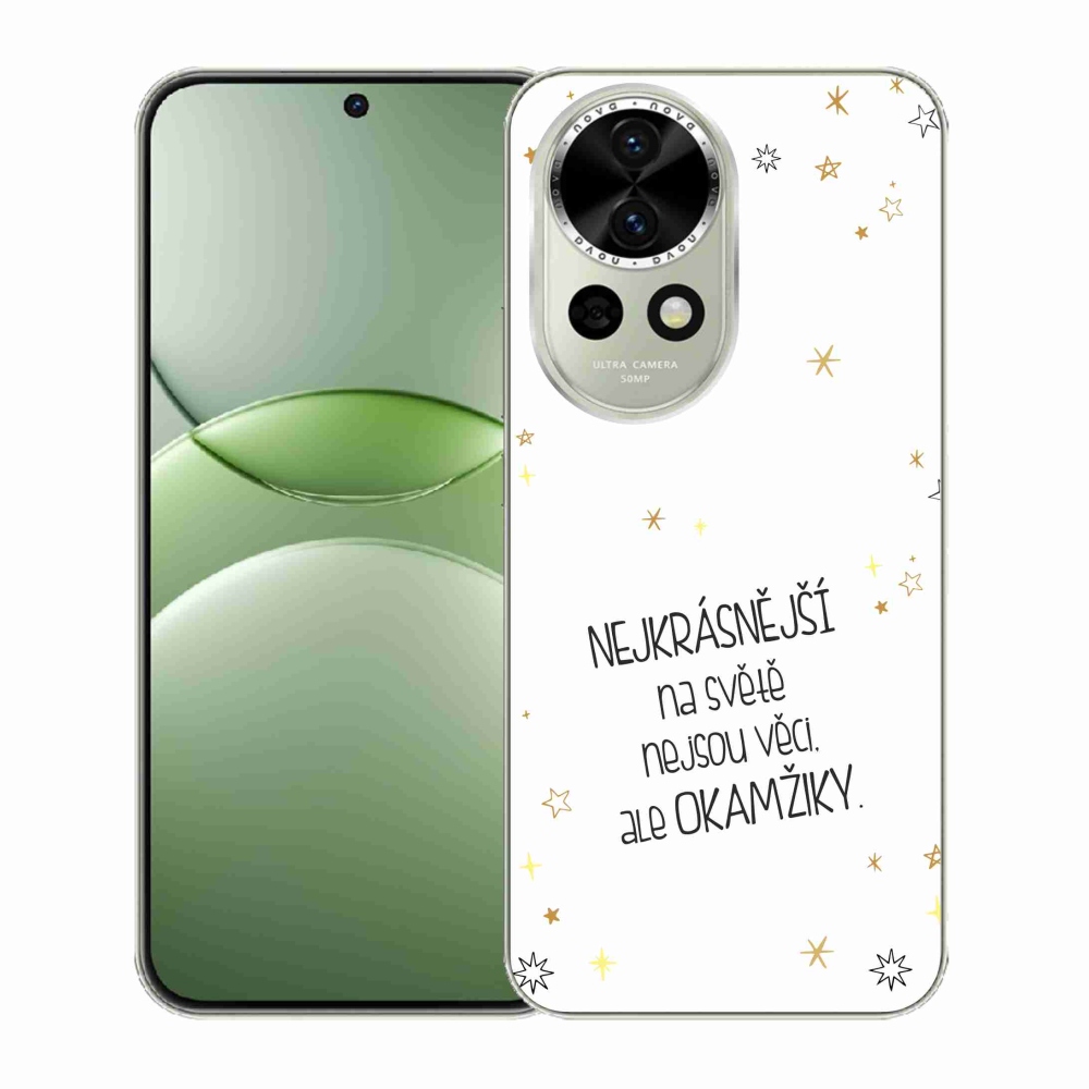 Gél borítás mmCase a Huawei Nova 13 5G - idézet 4 fehér háttérrel
