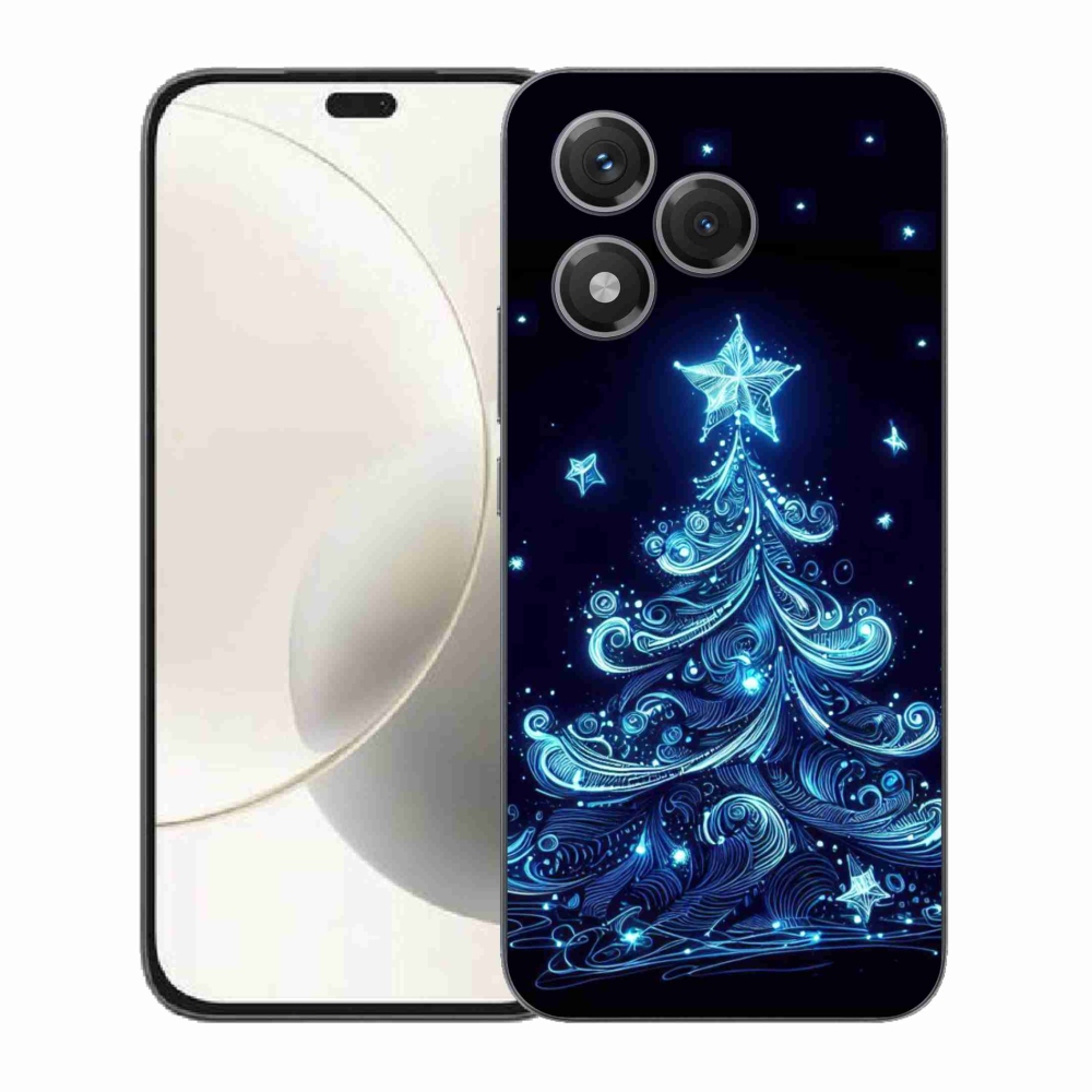 Gél borítás mmCase a Honor 400 Lite-hoz - neon karácsonyfa 4