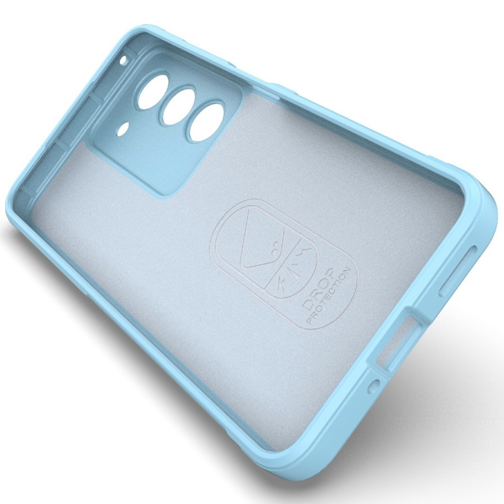 Rugg tartós zselés tok a Realme 14x 5G készülékhez - világoskék színben