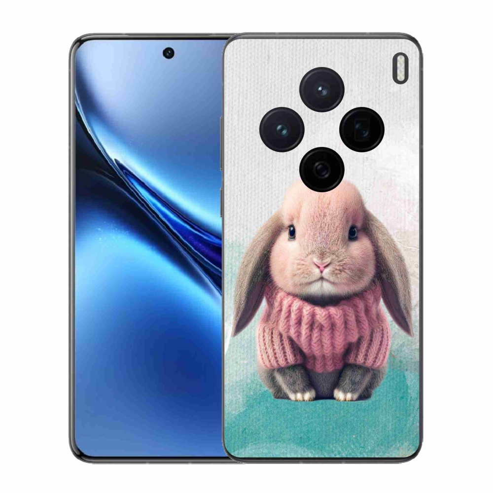 Zselés borítás mmCase a Vivo X200 5G-hez - nyúl pulóverben