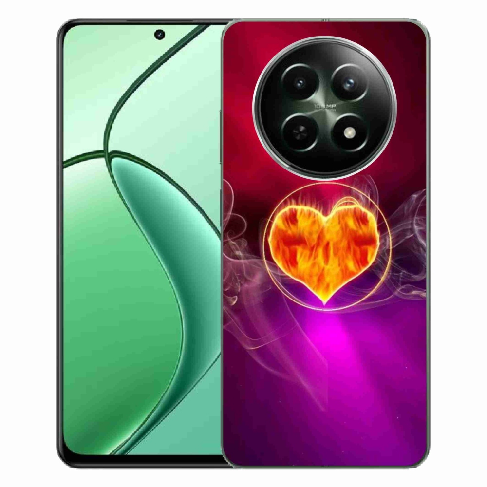 Gél borítás mmCase a Realme 12 5G/12x 5G készülékhez - tüzes szív