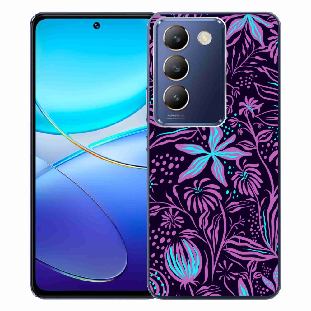 Gél borítás mmCase a Vivo V40 SE 4G/5G készülékhez - virágok 2