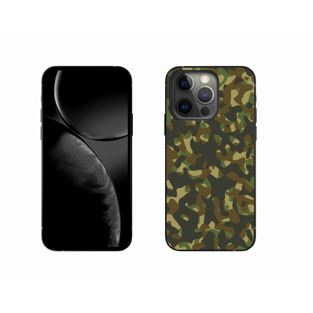 Zselés borítás mmCase iPhone 13 Pro 6.1 készülékhez - terepszínű minta 1
