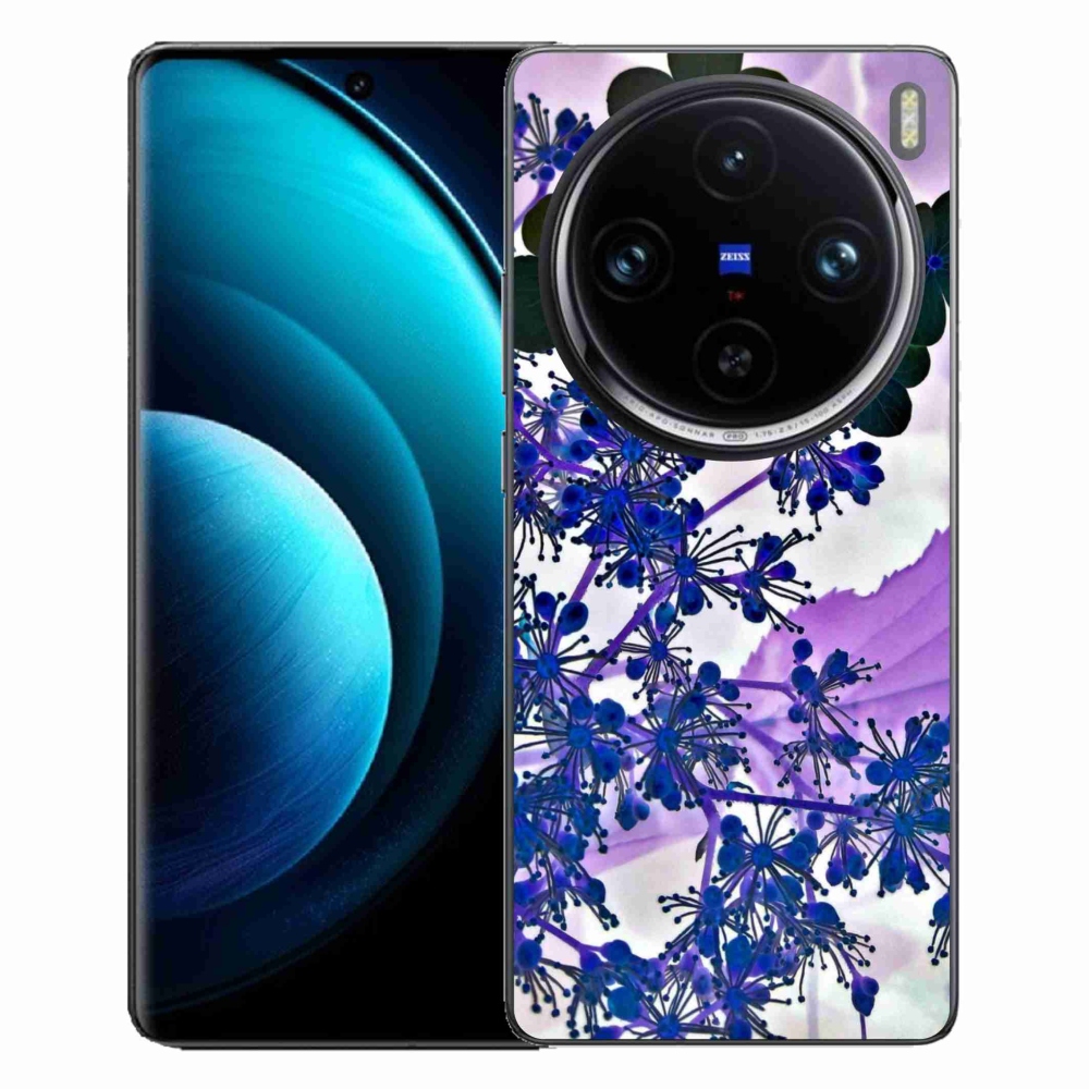 Zselés borítás mmCase a Vivo X100 Pro 5G készülékhez - hortenzia virág