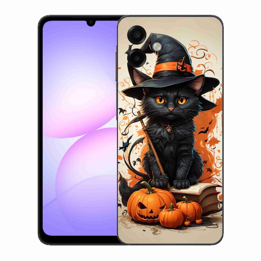 Gél borítás mmCase Samsung Galaxy A07 4G - macska varázsló számára