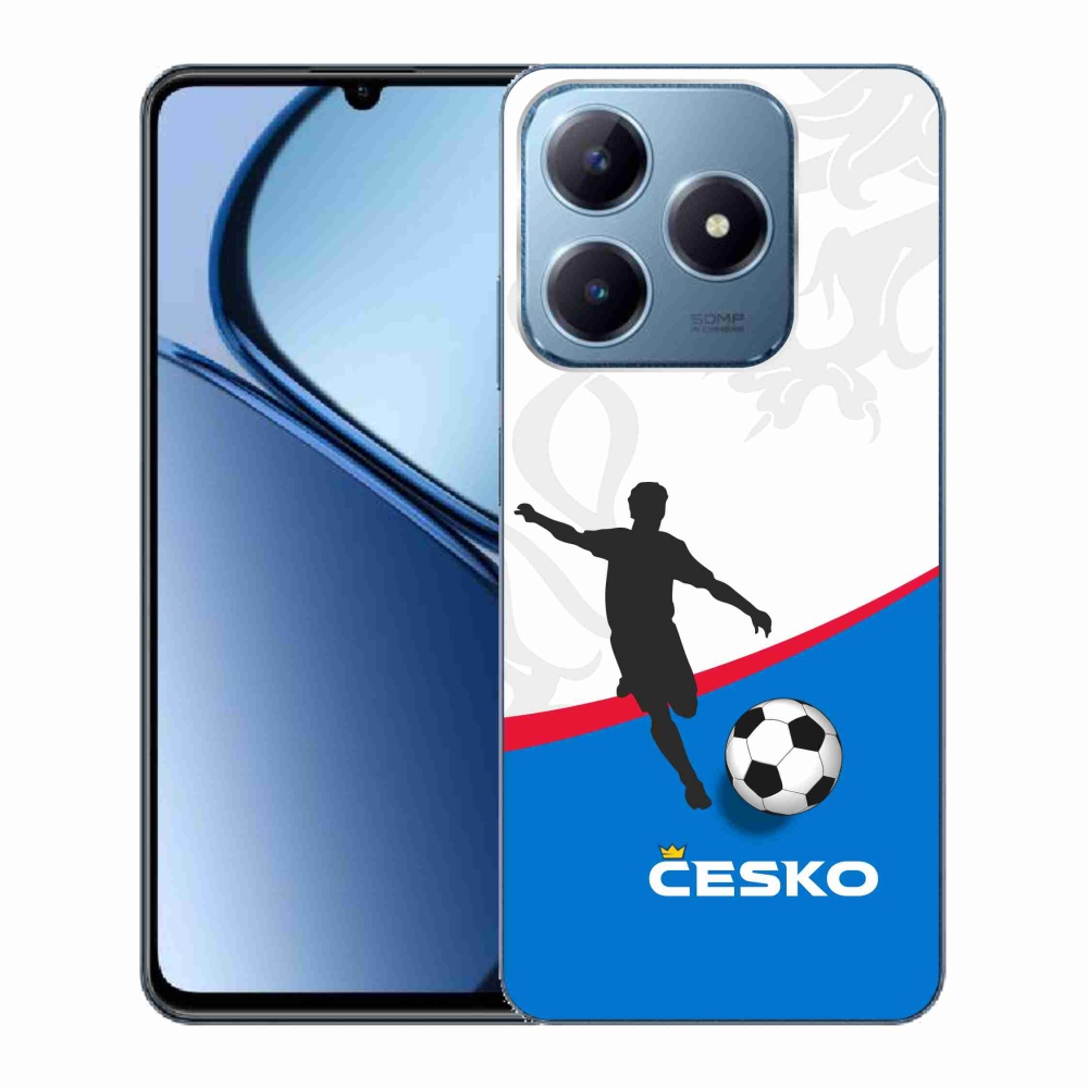 Gél borítás mmCase for Realme C63 - futball Csehország 1