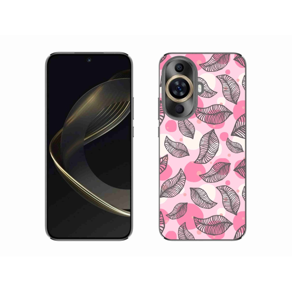 Gél borító mmCase a Huawei Nova 11-hez - rajzfilmes hulló levelek