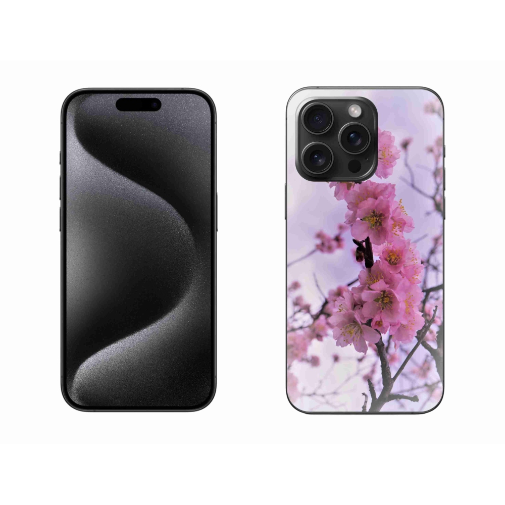 Zselés borítás mmCase iPhone 15 Pro Max készülékhez - virágok 7