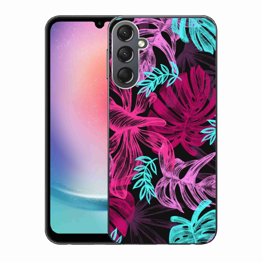 Zselés borítás mmCase Samsung Galaxy A24 - virágok 1