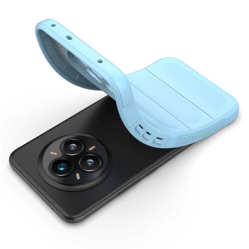 Rugg tartós zselés tok a Realme 14 Pro+ 5G készülékhez - világoskék színben