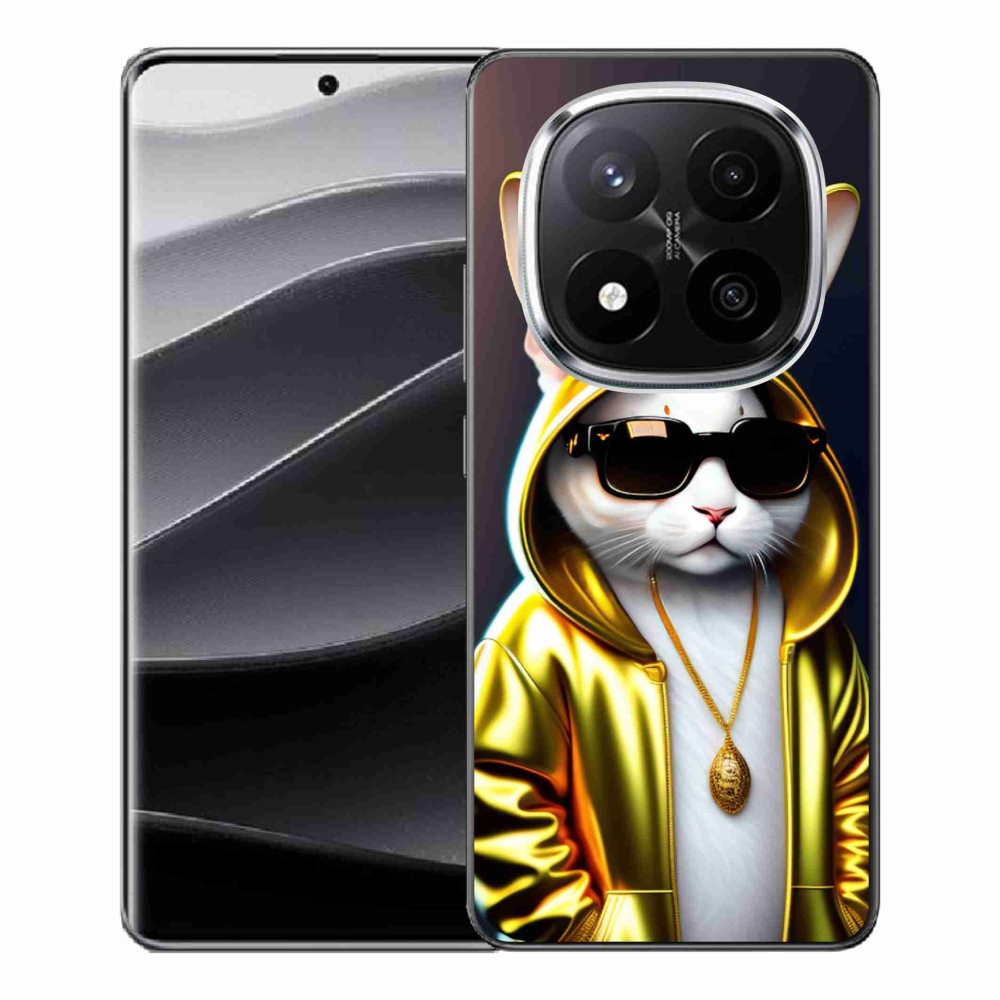 Gél borítás mmCase a Xiaomi Redmi Note 14 Pro+ 5G számára - cat boss