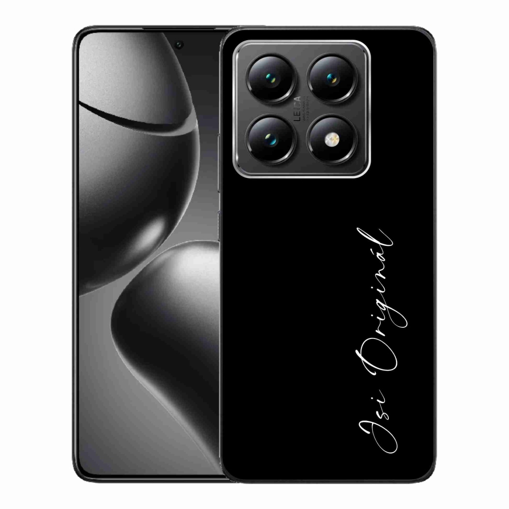 Gél borító mmCase a Xiaomi 14T - te vagy az eredeti fekete háttérrel